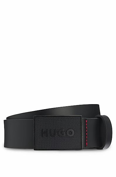 HUGO Synthetikgürtel Gethon Sz35 Leather Belt aus echtem Büffelleder günstig online kaufen