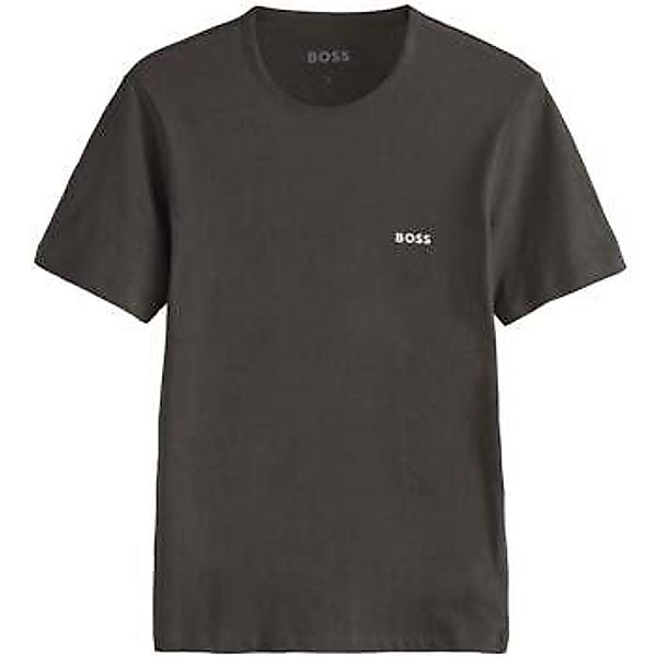 BOSS  T-Shirt Cotton Basic T-Shirt Charcoal Grey günstig online kaufen