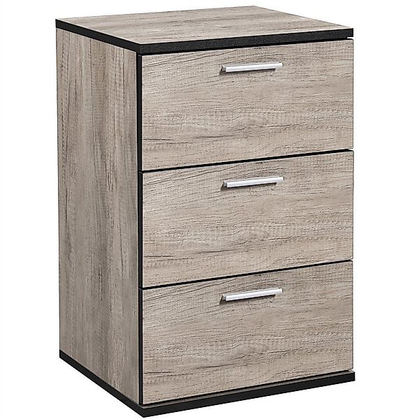 Yaheetech Nachtschrank 3 Schubladen, 60cm hoch günstig online kaufen