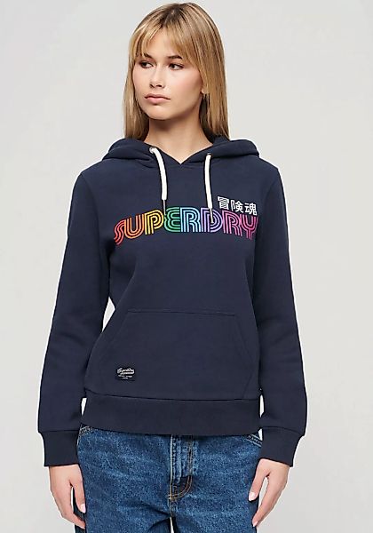 Superdry Kapuzensweatshirt "RAINBOW LOGO GRAPHIC HOODIE" günstig online kaufen