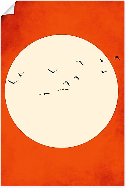 Artland Poster »Wärmende Gefühle« Himmelsbilder 1 Stk. tlg. als Alubild, Le günstig online kaufen