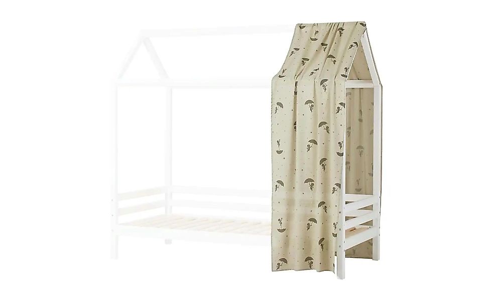 Hoppekids Hausbett-Vorhang 90x200 cm  Ole Lukoie ¦ grün ¦ Maße (cm): B: 98 günstig online kaufen