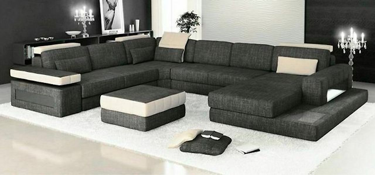 JVmoebel Ecksofa Ecksofa Couch Design Polster Textil Neu Wohnlandschaft, Ma günstig online kaufen