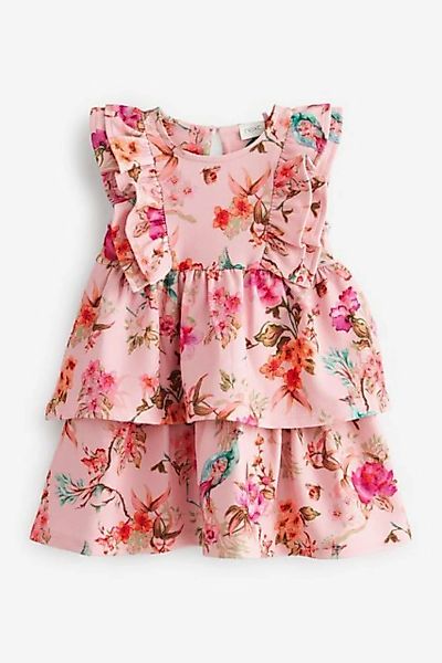 Next Tüllkleid Gestuftes Partykleid mit Blumenmuster (1-tlg) günstig online kaufen