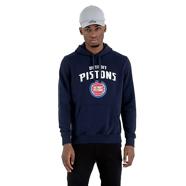 New Era Team Logo Po Detroit Pistons Kapuzenpullover XS-S Blue günstig online kaufen