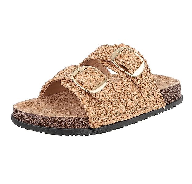 Ital-Design Stylische Damen Sandalen mit Doppelschnalle für den Sommer Pant günstig online kaufen