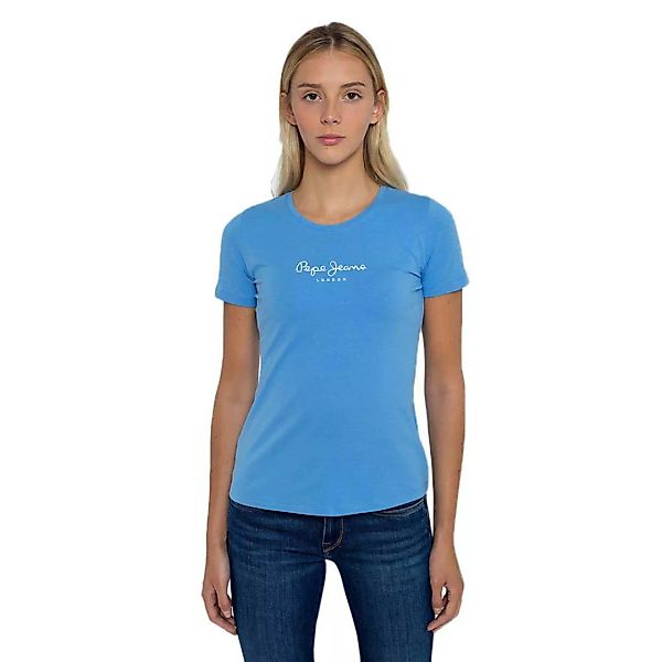Pepe Jeans Virginia Kurzärmeliges T-shirt L Bright Blue günstig online kaufen