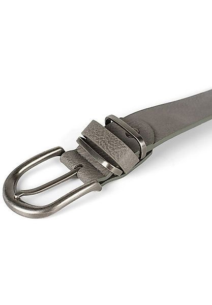 styleBREAKER Synthetikgürtel Gürtel mit Metall Gürtelschlaufe (1-St) günstig online kaufen