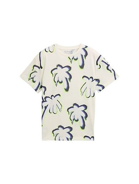 TOM TAILOR T-Shirt Oversize T-Shirt mit Muster günstig online kaufen
