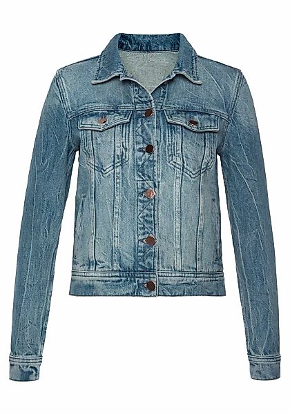 LASCANA Jeansjacke, mit zwei Pattentaschen, Denimjacke aus Baumwolle, Somme günstig online kaufen