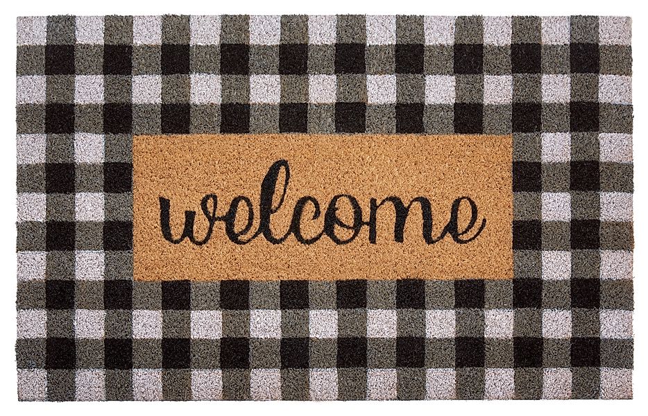 HANSE Home Fußmatte Kokos Welcome Chessboard, günstig online kaufen