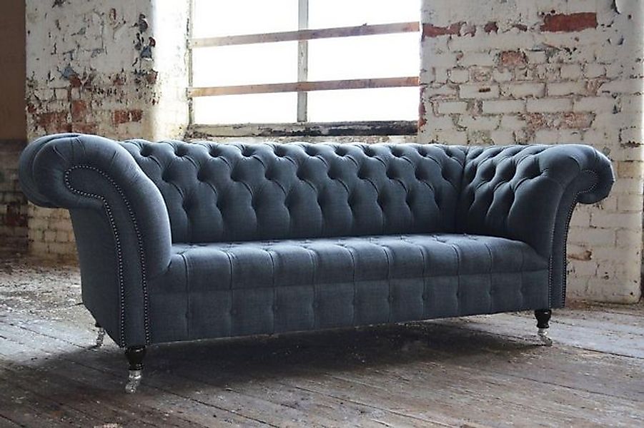 Xlmoebel 3-Sitzer Dreisitzer Chesterfield-Sofa mit Polsterung, Designer-Cou günstig online kaufen