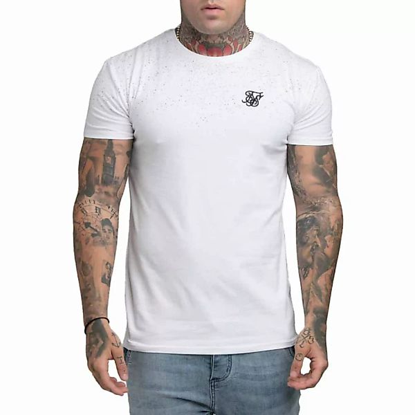 Siksilk Speckle Gym Kurzärmeliges T-shirt L White / Pink günstig online kaufen