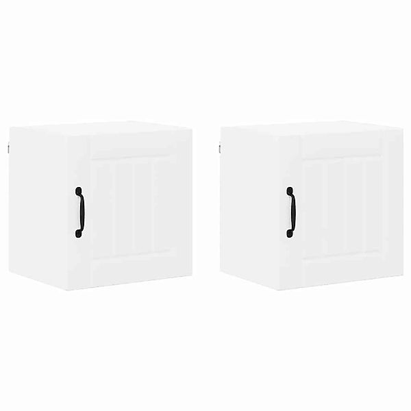 vidaXL Küchenschrank 2 Stk Weiß 40 x 31 x 40 cm Holzwerkstoff 884875 günstig online kaufen
