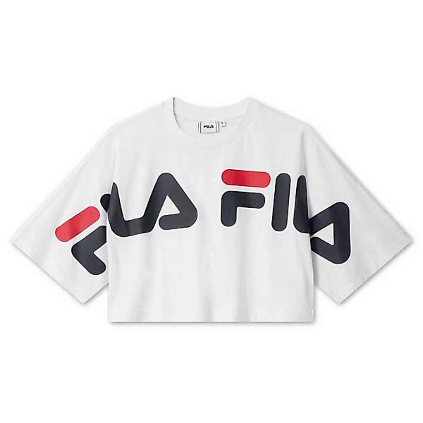 Fila Barr Crop Kurzärmeliges T-shirt M Bright White günstig online kaufen