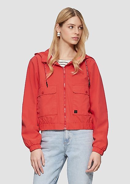 QS Outdoorjacke Blouson aus Baumwolle mit günstig online kaufen