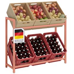 STEELSØN Flaschenregal Macondo aus Metall, Getränkekistenregal günstig online kaufen