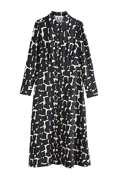 Next Blusenkleid Langärmeliges Hemdblusenkleid in Midilänge günstig online kaufen