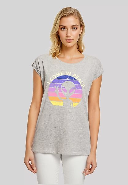 F4NT4STIC T-Shirt "Alien Peace Sunset", Premium Qualität günstig online kaufen