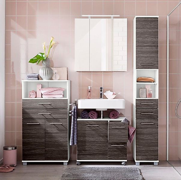 welltime Waschbeckenunterschrank Emmi, Breite 65 cm made in Germany Siphona günstig online kaufen