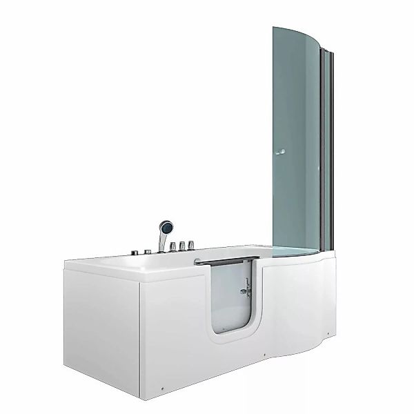 AcquaVapore Seniorendusche und Wanne mit Whirlpool S12D-TH-AIR-L-EC Dusche günstig online kaufen