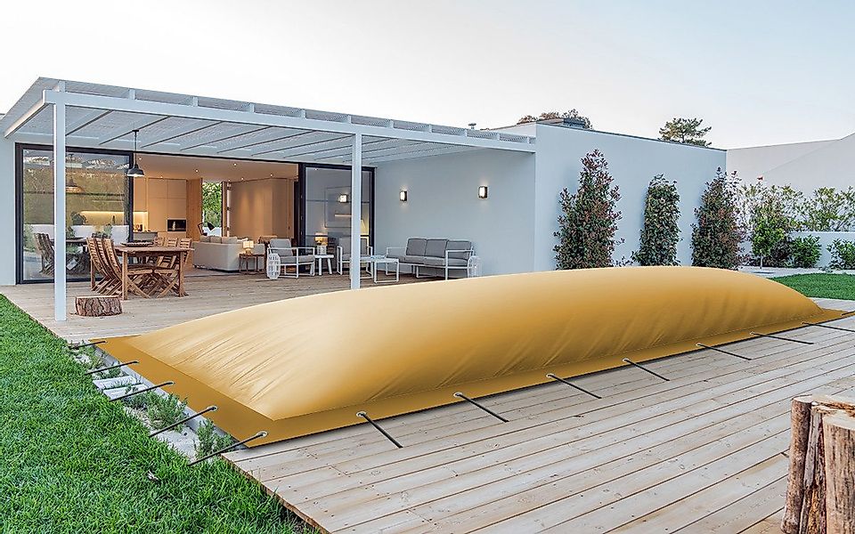 AirDeluxe Pool-Abdeckplane (Profi-Qualität) Rechteckige aufblasbare Poolpla günstig online kaufen