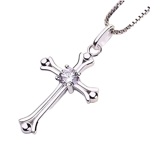 ELLAWIL Silberkette Silberkette Halskette mit Jesus günstig online kaufen