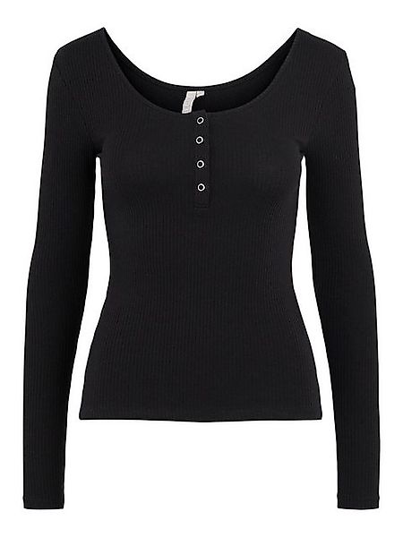 pieces Langarmshirt Kitte (1-tlg) Plain/ohne Details günstig online kaufen