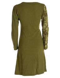 Vishes Jerseykleid Asymmetrisches Langarm Jersey Kleid günstig online kaufen