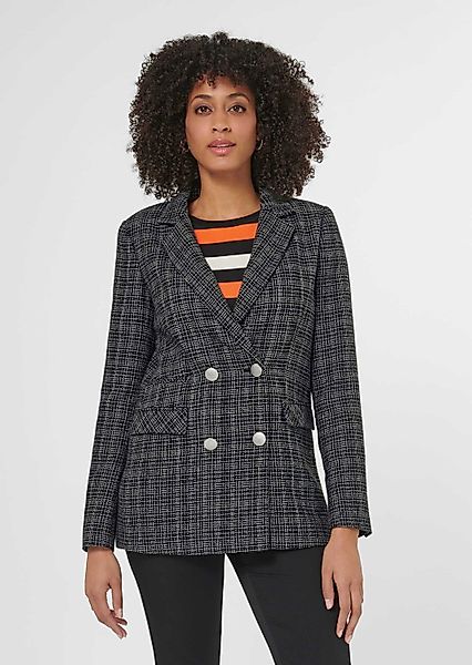 MADELEINE Kurzblazer Klassischer Blazer mit silberfarbenen günstig online kaufen