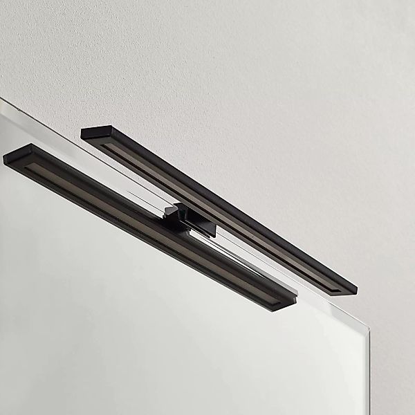 LED-Spiegelleuchte Espelho 40 cm schwarz 4.000 K günstig online kaufen