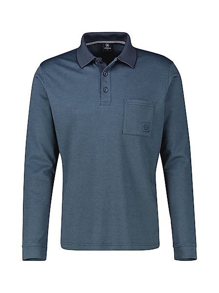 LERROS Sweatshirt Langarm Polo mit Brusttasche aus Baumwollmix günstig online kaufen