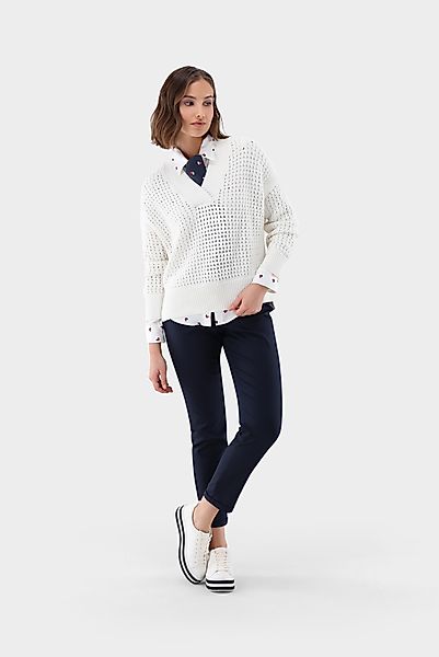 Schleifenbluse tailliert mit Herzchen Druck günstig online kaufen