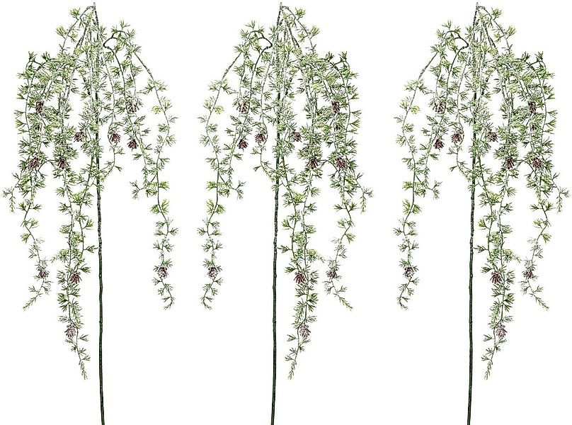 Winterliche Kunstpflanze Weihnachtsdeko Zeder, Creativ deco, Höhe 132 cm, H günstig online kaufen