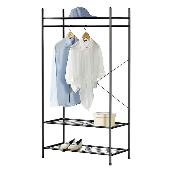 en.casa Garderobenständer, »Irura« Kleiderständer 150x80x40cm 3 günstig online kaufen