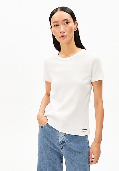 Armedangels T-Shirt KARDAA Ripp-T-Shirt aus Bio-Baumwoll Mix Slim Fit (Slim günstig online kaufen