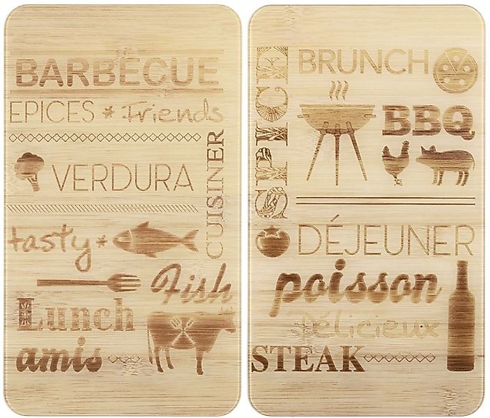 Maximex Herd-Abdeckplatte »Universal Modell BARBECUE« für Induktions-, Glas günstig online kaufen