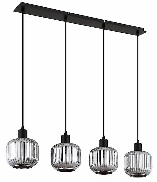 NOWA LED-Hängeleuchte »TOM«, 4 flammig, Leuchtmittel E14   ohne Leuchtmitte günstig online kaufen