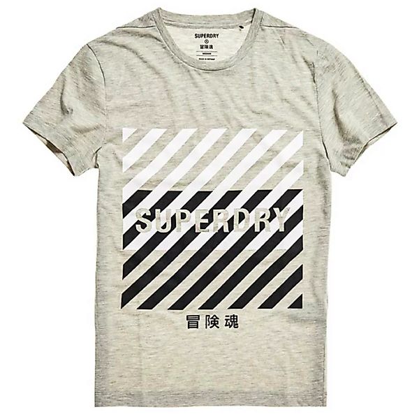 Superdry Training Core Sport Graphic Kurzarm T-shirt M Grey Marl günstig online kaufen