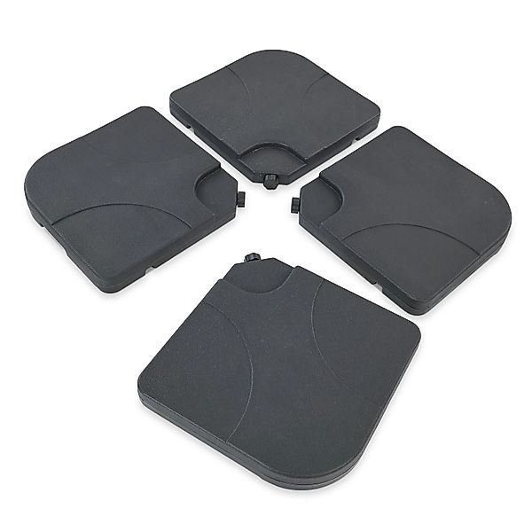 Leco Kunststoff-Plattenset für Sonnenschirme Anthrazit günstig online kaufen