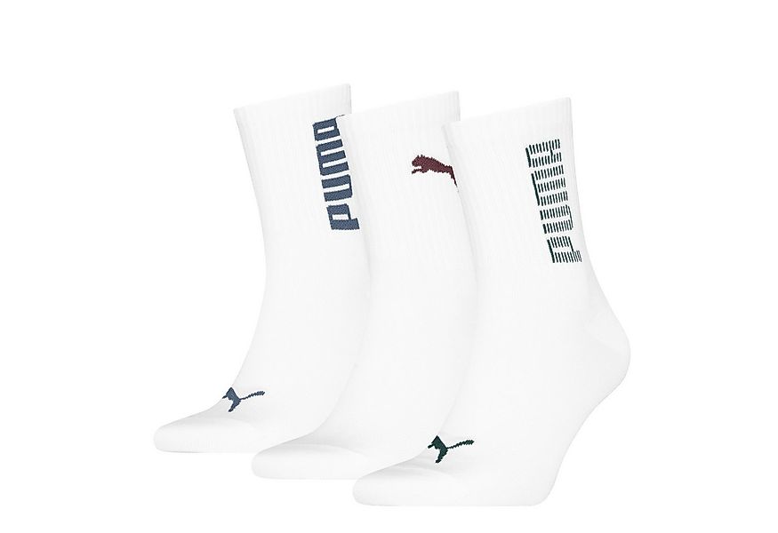 PUMA Socken PUMA UNISEX RIB LOGO SHORT SOCK 3P (3er Pack) günstig online kaufen