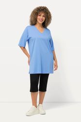 Ulla Popken T-Shirt T-Shirt V-Ausschnitt Relaxed günstig online kaufen