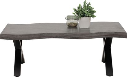 HELA Couchtisch GERD, Baumkantenoptik, Breite 110 günstig online kaufen