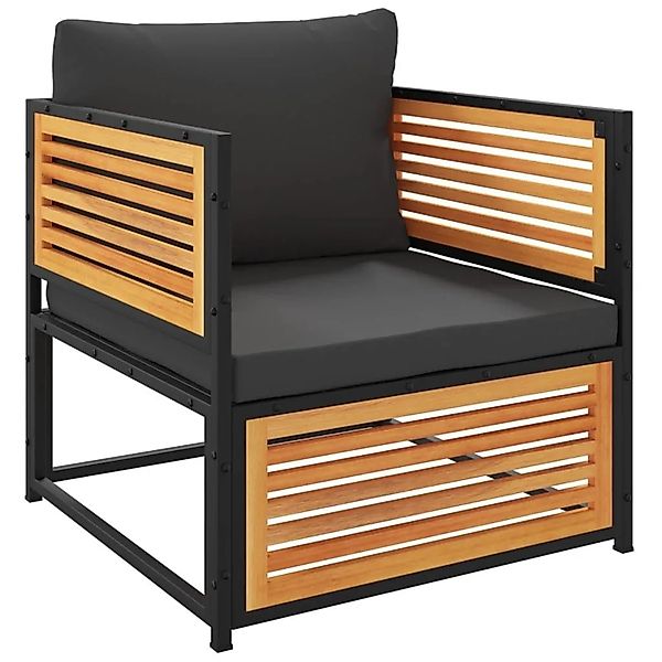 vidaXL Gartensessel mit Kissen Massivholz Akazie 367641 günstig online kaufen