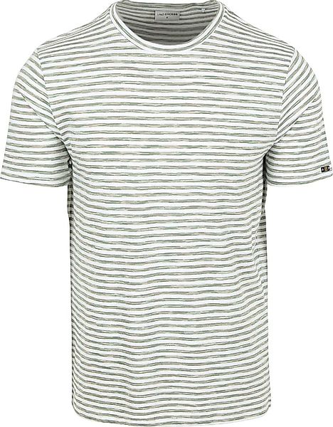 No Excess Stripes T-Shirt Green - Größe 3XL günstig online kaufen
