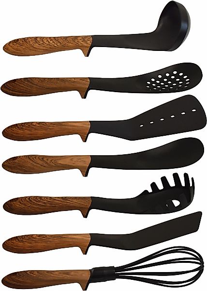 PINTINOX Kochbesteck-Set "Pinti Chalet" Kunsttoff, Griff in Holzoptik, spül günstig online kaufen