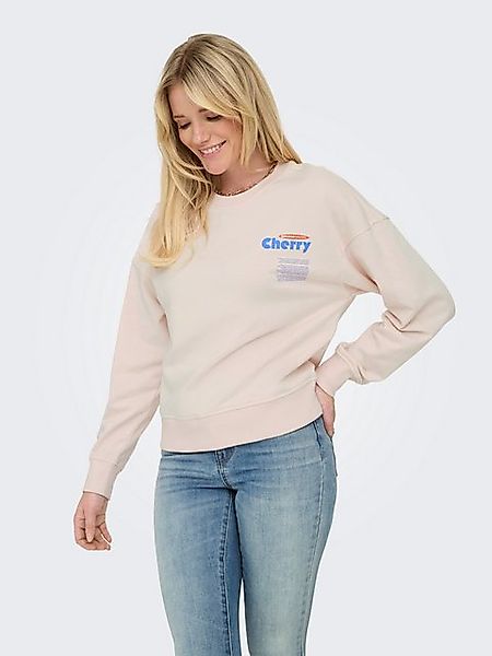ONLY Sweatshirt ONLPHILEA L/S FRUIT O-NECK UB SWT günstig online kaufen