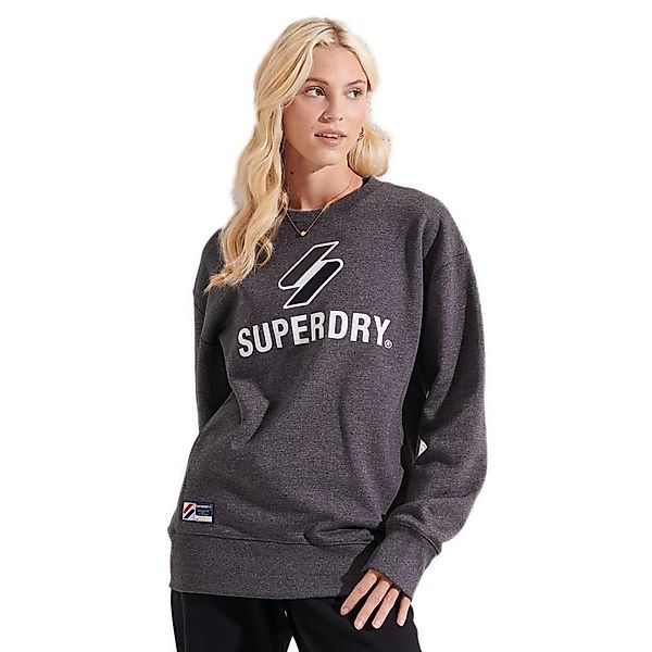 Superdry Superdry Code Logo Apq Os Crew Pullover M-L Low Light Black Grit günstig online kaufen