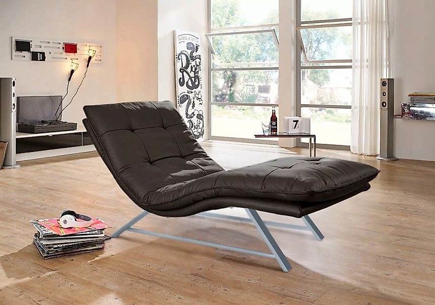 W.SCHILLIG Relaxliege "daily dreams", in Waffelkissen-Optik, wahlweise mit günstig online kaufen