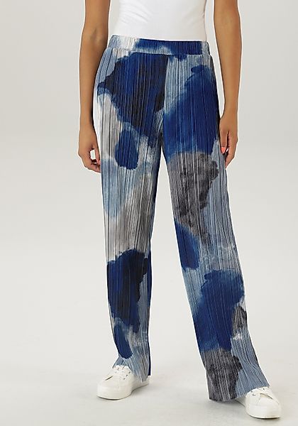 Aniston SELECTED Schlupfhose mit Plissee und günstig online kaufen